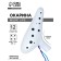 Owarin Music Life 12 holes, white, 14.8 x 9.2 x 4.6 cm