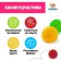 Developing balls for fingers, 5 pcs.