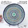 Lryagan Round Rishtan Ceramics, 45.5 cm, ornament