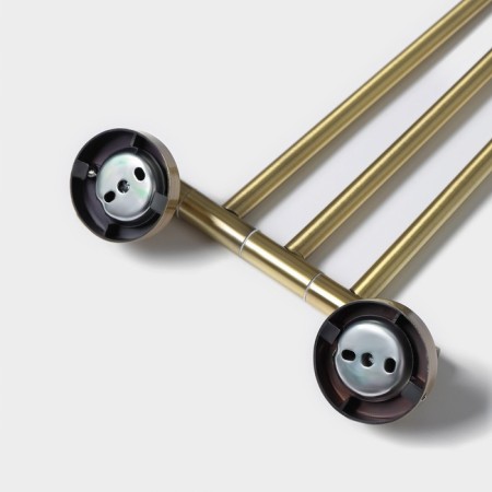 Towel holder, 3 knitting needles Stölz Bacic series Bronze, bronze color-3