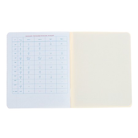 A notebook “Hints”, 48 sheets in a cage, “geometry”, coated cardboard, matte lamination, Touch varnish, an offset block-6