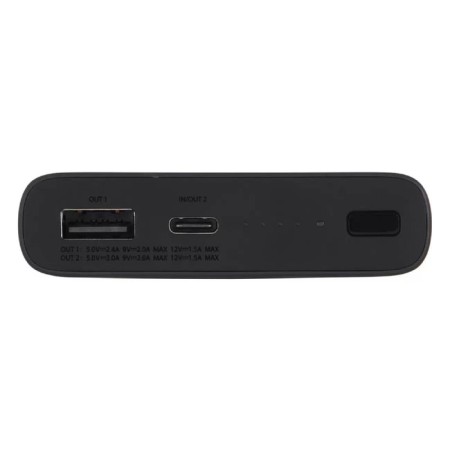 External battery Xiaomi Mi 10W Wireless (BHR5460GL), USB/USB-C, 3 A, 10,000 mAh, black-1