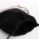 Shoe bag on the lace, Textura, black/beige color