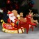 Organizer for bottles "Santa Claus in a sleigh"