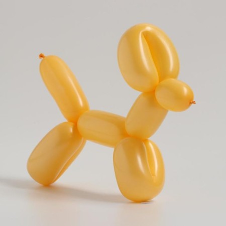 Ball for Twisting latex 150 ", Makarun, set of 100 pcs., Orange color
