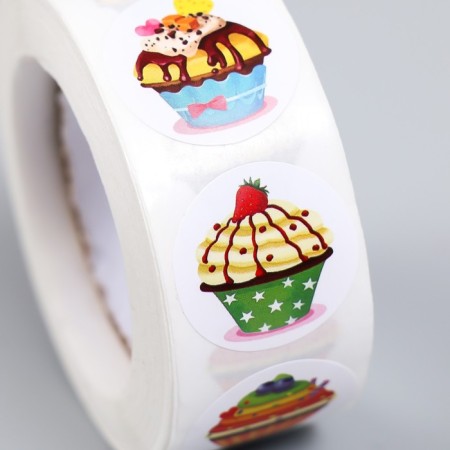 Stile Paper "Pies" D = 2.5 cm 500 pcs in a roll 3x6.5x6.5 cm-3