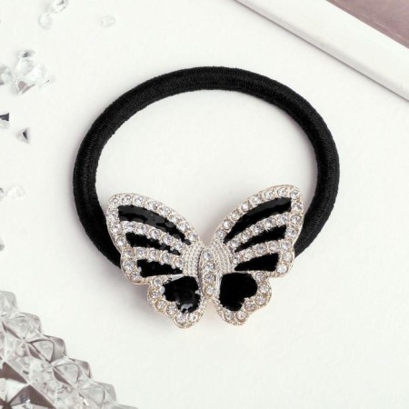 Hair gum "ONEL" butterfly, 4 cm, mix-1