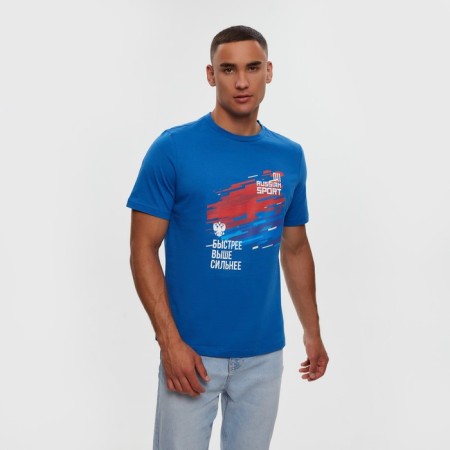 President T -shirt is faster. Fore. Sitter, size L, Blue color-1