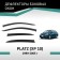 Defly window deflectors for Toyota Platz (XP10), 1999-2005