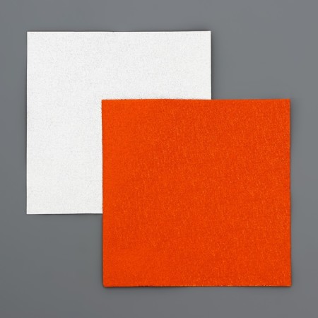 Foil for sweets 10*10cm 100pcs, orange, texture No. 1-1