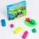 Modeling dough, 4 colors, 25 grams, blue tractor