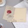 Postcard "On a wonderful birthday!" Congrev, embossing, flower