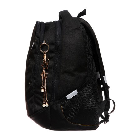 Youth backpack 40 x 29 x 20 cm, Grizzly, ergonomic back, laptop department, black-3