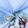 A set of curtains d/kitchen with the sequence "Christmas evening" 145x180cm-2 pcs., 100% p/e