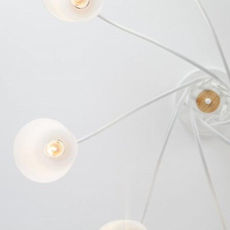Betty chandelier, 8x40W E27, white color-2