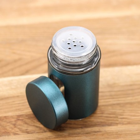 Glass capacity for spices "Style", 100 ml, 4.5 × 8 cm, turquoise color-6