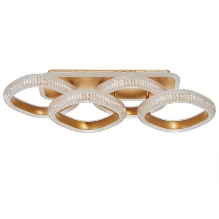 Chandelier from PDU 1141/4 LED+backlight 96W 3000K-6000K Dimmer gold 68x25x13 cm Bayerluux