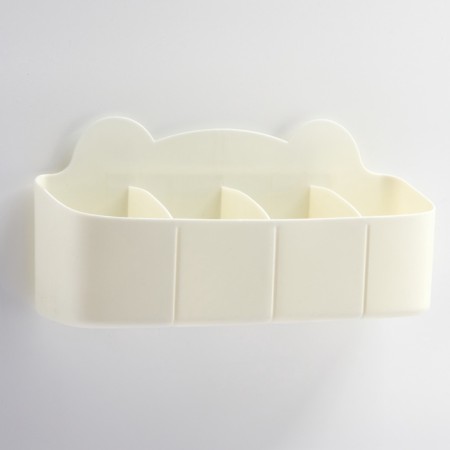 Umbrella stand, plastic, 23.5 × 7.5 × 11 cm, white