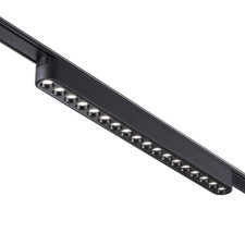 Трековый светильник для низковольтного шинопровода Novotech. Smal, 18Вт, Led, 27х330х25 мм, цвет чёрный