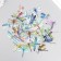 Stickers for creativity PLC PVC "Dragonfly" set 40 pcs 9x10.5 cm