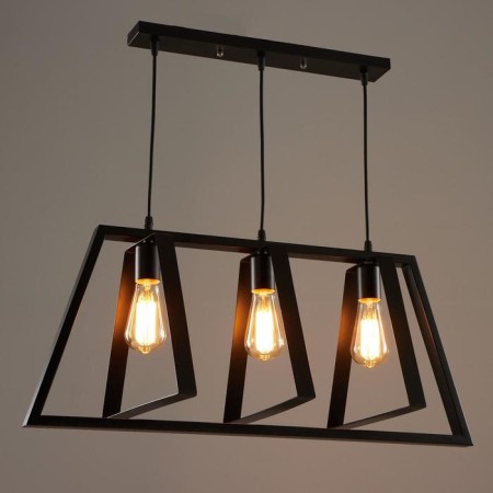 Lamp Bayerlux 1694/3 E27 40W Black 74.3x28x31 cm-2