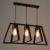 Lamp Bayerlux 1694/3 E27 40W Black 74.3x28x31 cm