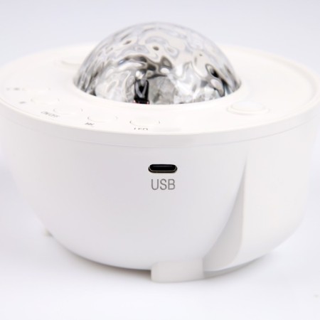 Light device "Star Sky" White, 12.5x8.5 cm, projector, USB, Bluetooth, Music, RGB-3