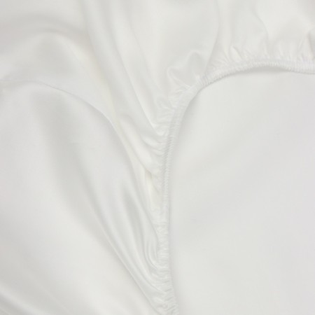 Slip on the elastic band SL Home Tencel 180*200+30 cm, col. white-5