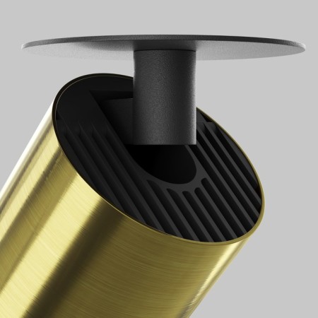 Technical C053CL-L12W3K-W-BS, LED, 12W, 5.2x5.2x15.8 cm, 950lm, brass color, brass color-6