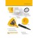 Plastic funnel Denzel, 135 mm with a metal sieve and a flexible tip