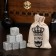 Ships for whiskey in a bag "King", natural statite, 6 pcs