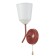 Sconces "Online" (Tsil.) 1x15W E27 Model: BR 02080 red 10.5x15x27cm