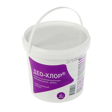 Disinfectant "DeO-CHLOR", 300 tablets, 1 kg