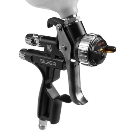 Pneumatic pneumatic spray gun "Zilber" BG1389, HVLP, 30 DIN, 3 ATM, 1/4F, Stop 1.4 mm-1