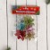 Christmas tree decoration "Lush flowers - shine" (set 6 pcs) 5x5 cm, mix