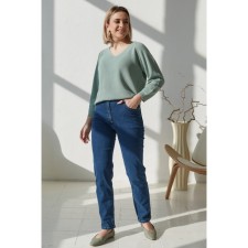 Female jeans, size 42, blue color 62020