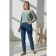 Female jeans, size 42, blue color 62020