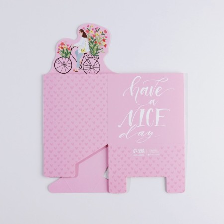 Boxes for mini bouquets "Havy A Nice Day", 12 × 20 × 10 cm-5