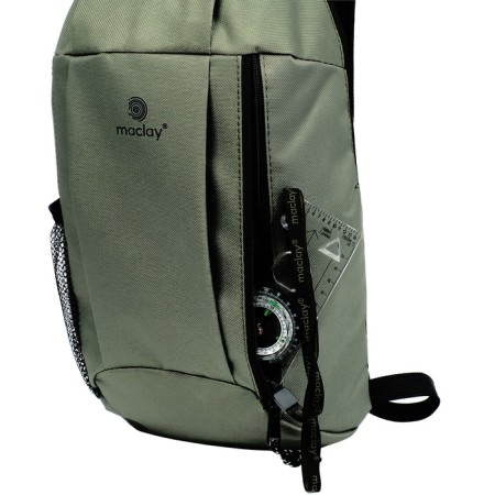 Tourist backpack Maclay, 10 liters, green-15