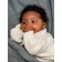 Knitted Children's Pure Love Buddy, height 86 cm, milk color
