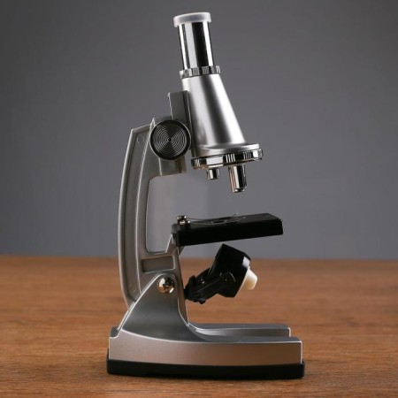 Microscope with a projector, a multiplicity of an increase in 50-1200x, with backlight, 2AA-3