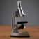 Microscope with a projector, a multiplicity of an increase in 50-1200x, with backlight, 2AA