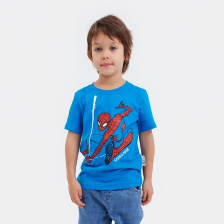 Marvel T-shirt "Spider-Man", height 98-104 (30), blue