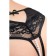 Erotic panties with pearl thread Erolata Joan, black (46-48)