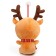 Soft toy "Olenenok", 20 cm, brown color