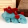 Soft toy "Dragon", 30 cm, blue color