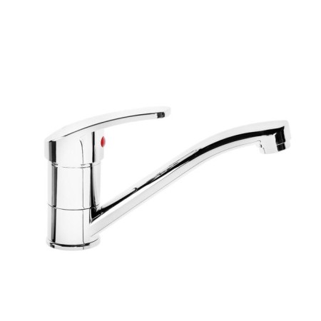 ROEGEN RC001B kitchen mixer, single -leaf, short spout, zinc, chrome