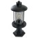 Sadovo-park lamp Feron PL724, IP44, E27, 60 W, 180x180x400 mm, black color