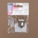 Bag -3 × 2 cm fastener, silver color