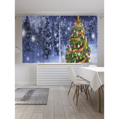 Photostes "Forest beauty", Saten, size 145x180 cm, 2 pcs